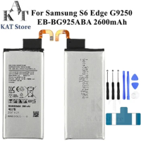 Mobile Phone Li-Polymer Battery For Samsung S6 Edge G9250 EB-BG925ABA 2600mAh Spare Part Replacement