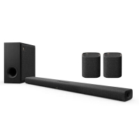 【YAMAHA 山葉】TRUE X BAR 50A 家庭劇院 聲霸 Soundbar 含後環繞 四件組 灰色(SR-X50A + WS-X1A)
