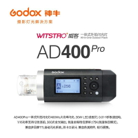 ◎相機專家◎ Godox 神牛 AD400Pro 400W 外拍燈 棚拍 TTL 高速同步 可用X2 XPRO 公司貨 開年公司貨