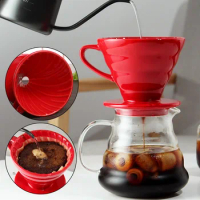 Filter Engine 1-4 Cup Pour Drip Coffee Maker Dripper For Ceramic Style Cups Permanent Over Separate Stand