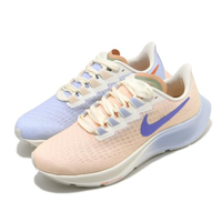 【NIKE 耐吉】慢跑鞋 Zoom Pegasus 37 運動 女鞋 氣墊 舒適 避震 路跑 鴛鴦 球鞋 穿搭 粉 藍(DD8503-488)