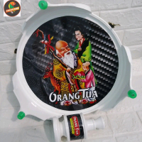 Tebok Lovebird PVC Motif Orangtua Sangkar Burung Trucukan