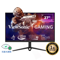 ViewSonic VX2728J 27型180Hz 超快速0.5ms 電競遊戲螢幕(IPS/FHD/內建喇叭)