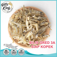 Bilis King Premium Ikan Bilis Mata Biru Gred 3A Siap Kopek/Anchovy