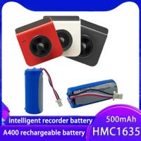 New HMC1635 Battery 3.7V 500mAh For Xiaomi 70mai Dash Cam A400 HMC1635 Accumulator 3-wire Plug