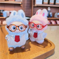 FB Academic Style Clothes For Labubu 4.0 Pin for Love Series Fake Two Pieces T-Shirt For Mini Labubu