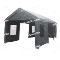 12x20 Feet Heavy Duty Outdoor Portable Garage Ventilated Canopy Carports Car Shelter