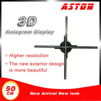 New arrival 50cm new look 3D hologram display LED Fan hologram fan logo or product display Attract a crowd advertising light