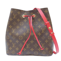 【二手名牌BRAND OFF】LOUIS VUITTON LV 路易威登 棕色 原花 帆布 NeoNoe MM 肩背包 水桶包 M44021