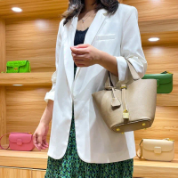 【MoonDy】母親節禮物 包包 手提包 真皮包 菜籃子 水桶包大容量 牛皮包 荔枝紋包包 togo包 手提水桶包 子母