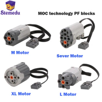 High-tech Power Function Extension M/L/XL/Sever motor is compatible with All Brand power group MOC technology PF blocks
