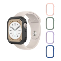 犀牛盾 Apple Watch Series 8 &amp; Series 7 共用 45公厘 CrashGuard NX保護殼 + 4色飾條 粉/藍/紫/綠