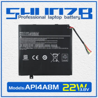 SHUOZB AP14A8M Laptop Battery For Acer Iconia Tab 10 A3-A20 A3-A20FHD SW5-011 SW5-012 AP14A4M 1ICP4/58/102-2 3.8V 22WH 5910mAh