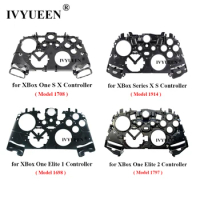 IVYUEEN for Xbox One Series S X Elite 2 Controller Middle Frame Case Gamepad Housing Shell Board Internal Bracket Holder Stand