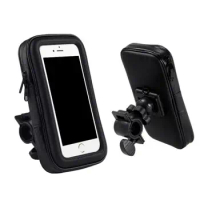 Handlebar Stand Waterproof Bike Phone Holder Wall Electric Motorcycle Handlebar Mount Bag Bracket Rack Bike Accessories