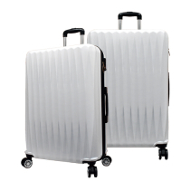 RAIN DEER 馬蒂司24吋ABS拉鍊行李箱/旅行箱-白色
