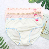 (12 PCS) CELANA DALAM WANITA BREITEX KARET BINTIK 3096