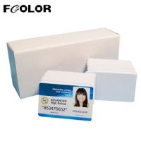 Fcolor 86*54mm 230pcs/box Printer Inkjet PVC Card ID Business Card Printable for Canon for Epson L805 L800 Card Printer Machine