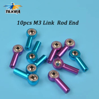 10PCS Metal M3 Rod End Ball End Wear Resisting Ball Joint link Rod End For Rc Boat Car Airplane ,Truck, Buggy Crawler