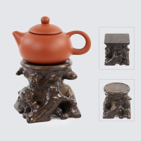 紅木質雕刻工藝品木雕擺件奇石底座黑檀實木根雕玉器茶具盆栽底座