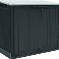 Keter Store-It-Out Prime 4.3 x 3.7 ft. Outdoor Resin Storage Shed with Easy Lift Hinges,