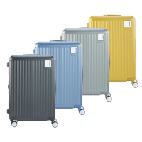 【AMERICAN TOURISTER 美國旅行者】24吋 LOCKATION 一點式扣鎖輕量注塑框箱PC大容量行李箱(多色可選)