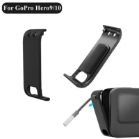 Battery Side Cover for GoPro Hero 10 9 Black Removable Battery Door Lid Charging Case Port for Go Pro Hero9 GoPro9 Accessories