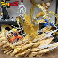 18cm Dragon Ball Figure Goku Vs Vegeta Figure Sky Top Wcf Goku Vs Vegeta Anime Figure Goku Vegeta Action Figurine Pvc Model Toys
