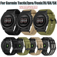 22/26MM Watch Band For Garmin Tactix7pro/Fenix7X/6X/Fenix 5X Smart Bracelet watches Strap Repalement Watchband for garmin Wrist