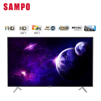 SAMPO聲寶 HD新轟天雷 43吋液晶電視含視訊盒+基本安裝+運送到府