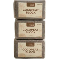 Cocopeat Media Tanam ukuran BLOCK  1kg untuk Serabut Kelapa Hidroponik & Tanaman Hias Anggrek Bunga 