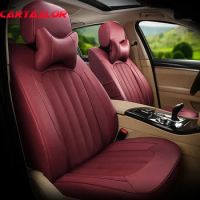 Custom Seat Cushion for Mercedes Benz CLA180 CLA250 CLA220 CLA200 Seat Covers Cowhide &amp; PVC Leather Car Support Auto Accessories