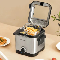 Tempura Deep Fryer Fried Chicken Legs French Fries Household Electric Deep Fryer Provincial Controlled Temperature Oven