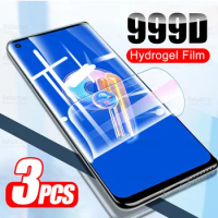For Zenfone 9 Film 3Pcs 999D Curved Hydrogel Film For Asus Zenfone9 Zen Fone 9 5G 5.92" 2022 Screen Protector Not Tempered Glass