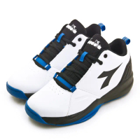 【DIADORA】男 迪亞多那 專業2E寬楦籃球鞋 空中堡壘系列(白黑藍 71513)