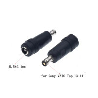 Laptop Adapter DC Power Converter Plug Tip for Sony VAIO Tap 13 11 SVT1122X9RW SVT1122Y9EB SVT11229CKB Charger 5.5*2.5mm Female