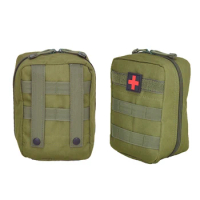 First Aid Pouch Empty Small Tactical Molle EMT Pouch Compact Medical IFAK Rip Away First Aid Kit Untility Bag Pouches