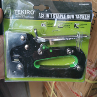 staples tembak 3 in 1 Tekiro stapler jok gun tacker steples gun jok