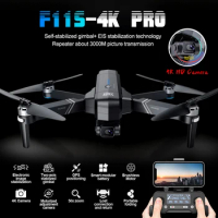 SJRC F11S 4K PRO 3KM GPS Drone EIS Gimbal Camera Brushless Motors 5G WIFI FPV Long Distance RC Quadcopter Auto Follow Drone Toy