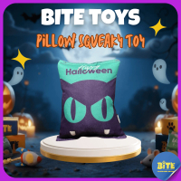 BITE Pillow Squeaky Toy Halloween Edition | Soft Plush Dog Toy | Spooky Cushion Squeaker Toy for Ch