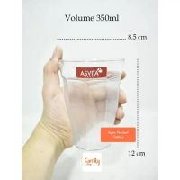 GELAS MINUM GELAS PLASTIK RESTAURANT AW AKRILIC CAFE RESTO 350 ML ASVITA