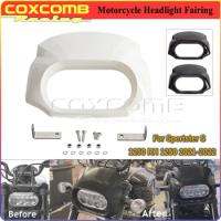 ABS Plastic Motorcycle Headlight Fairing &amp; Mounting Accessories Front Light Cover For Harley Sportster S 1250 RH 1250 2021-2022