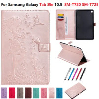 Girl Pattern PU Leather Case for Samsung Galaxy Tab S5E 10.5 Case 10.5" Tablet Cover for 2019 Release Tab S5E Folio Fundas Cases