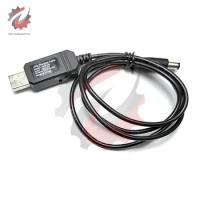 USB Power Boost Step Up Cable DC 5V to 9V/12V Converter with DC Jack 5.5*2.1mm for Wifi Router Modem Fan LED Indicator