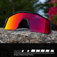 Red Photochromic Cycling Sunglasses for Men Blue Photochromic Cycling Glasses Mountain New Bicycle Goggles Eyewear Sports