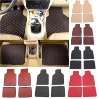 Car Floor Mats For Mini All Model ONE R52 COOPER R56 Paceman Clubman Countryman Leather Interior Parts Rugs Auto Accessories
