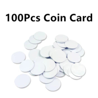 100Pcs Ntag215 NFC Tags Sticker Phone Available RFID Tag 25mm Coin Card