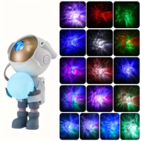 New Transform Your Bedroom with Magical Astronaut LED Starry Sky Projector Night Light - Create a Ma