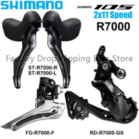 SHIMANO 105 R7000 2x11 Speed Road Bike Groupset ST-R7000 DUAL CONTROL LEVER FD-R7000-F SS GS RD-R7000 Original Bicycle Parts