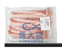 台灣-豬五花燒烤肉片(0.2cm/1kg/盒)#燒烤_白盤-1H6A【魚大俠】BF070